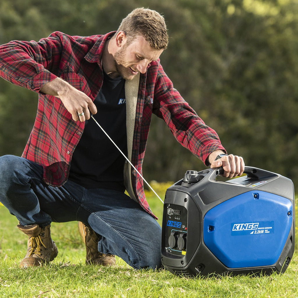 Adventure Kings 2.0kVA Inverter Generator 2 Yr Warranty Portable Camping Petrol