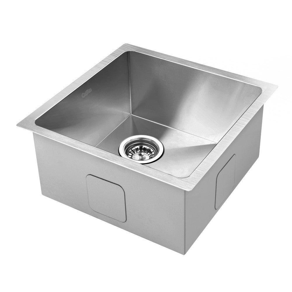 44x44cm Stainless Steel Kitchen Sink Single Bowl Silver