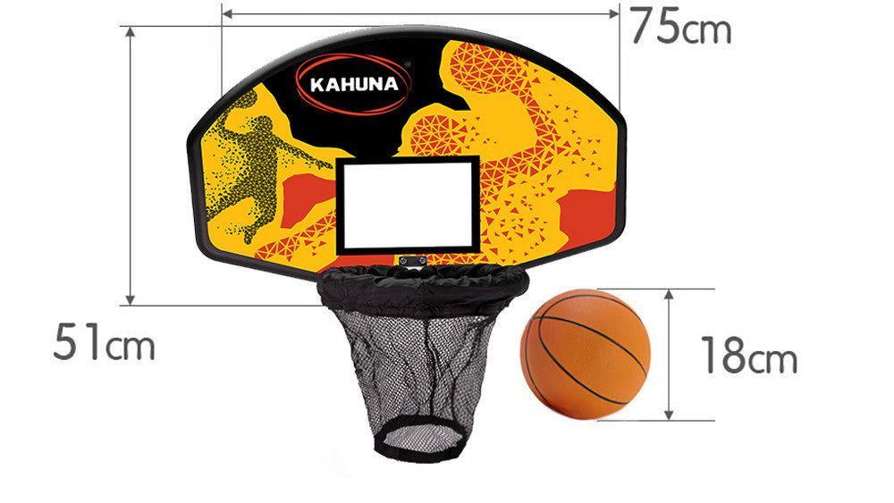 Kahuna Trampoline Basketball Hoop with Backboard Set
