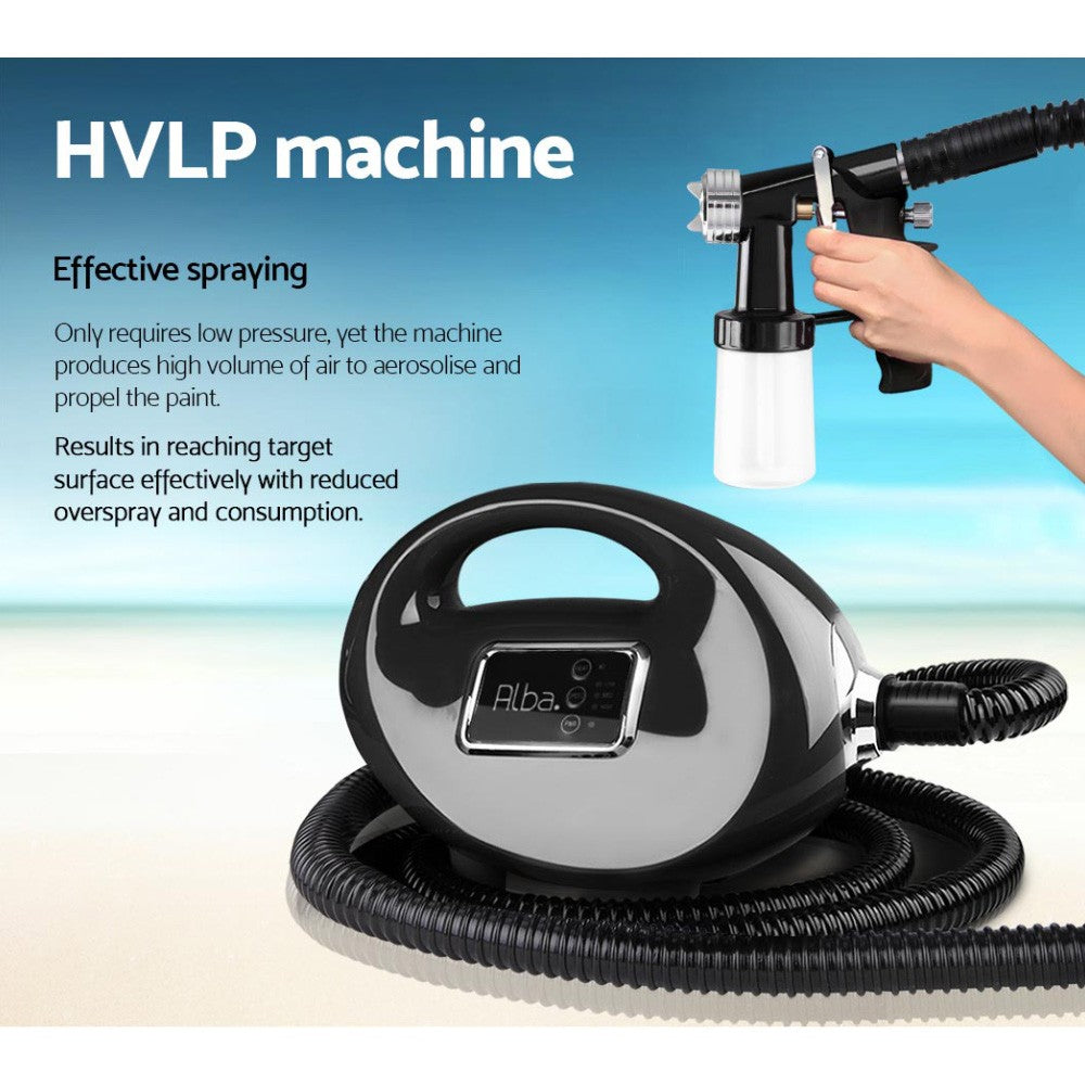 Spray Tanning Machine HVLP Spray Gun 700W Sunless Kit Black