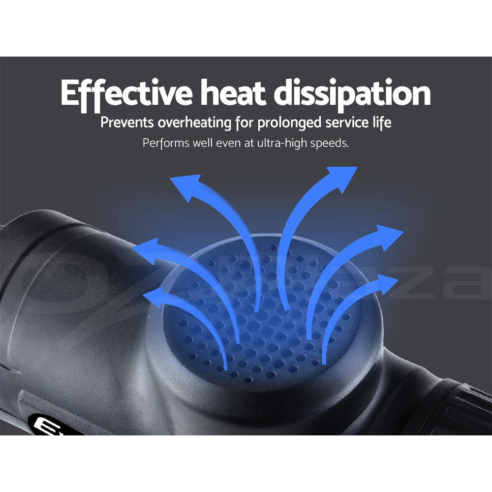 Massage Gun 6 Heads Electric LCD Percussion Vibration Relief