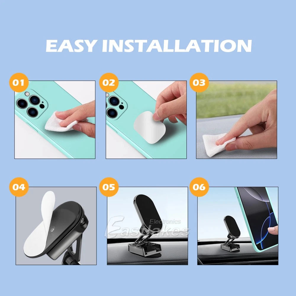 360° Magnetic Dashboard Windshield Rotation Mobile Phone Holder Car Mount Stand