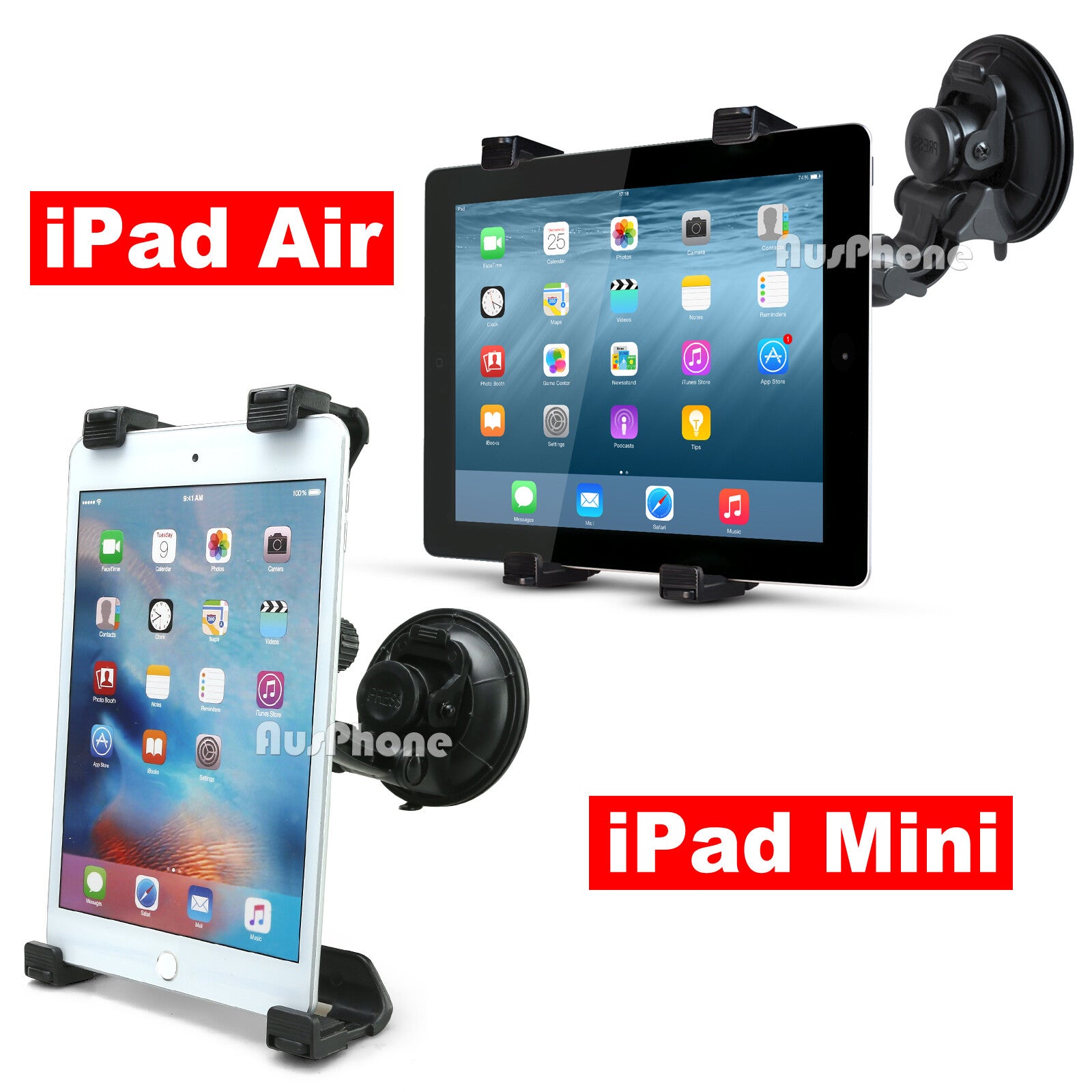 Car Windscreen Suction Mount for iPad Samsung Tablet