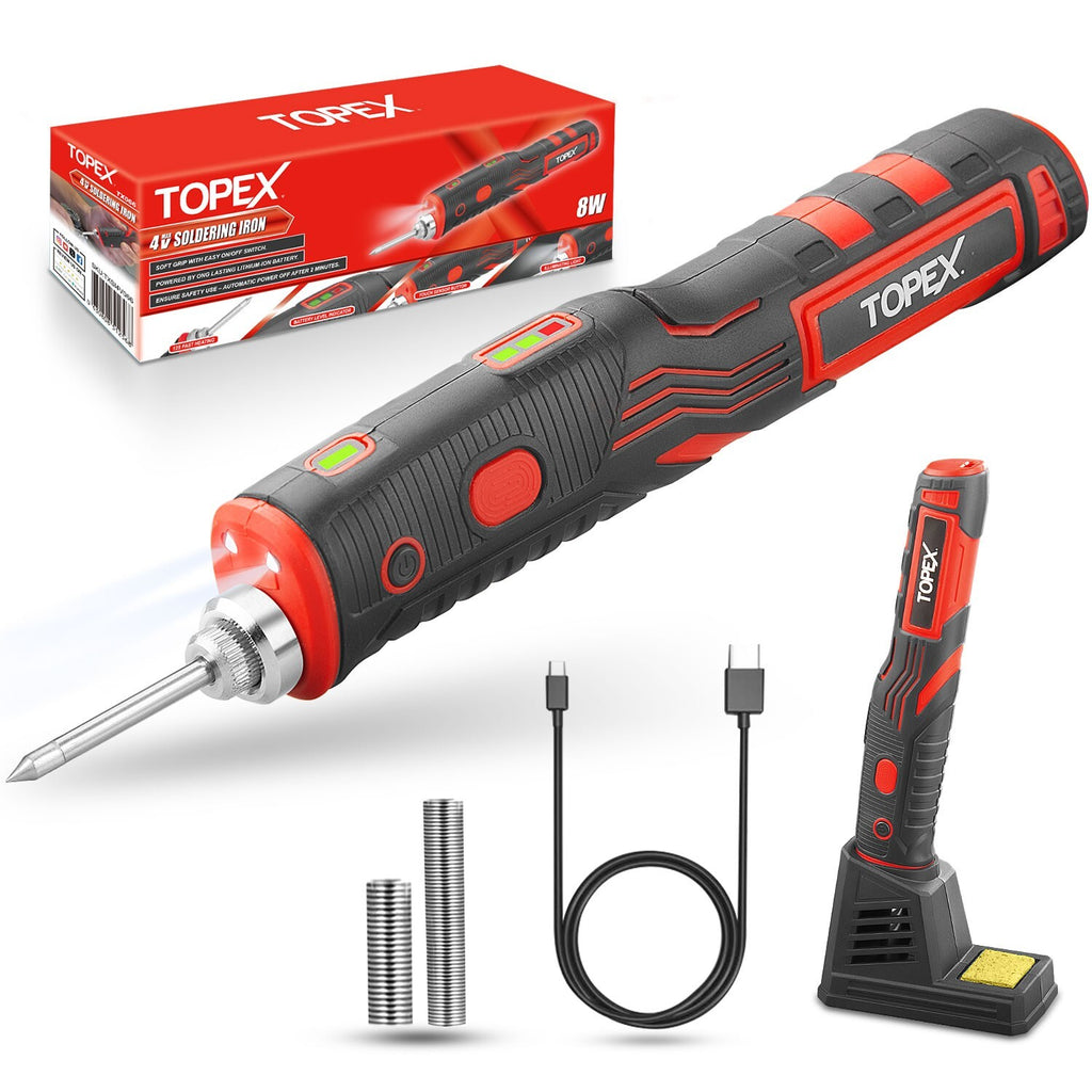 4V Cordless Soldering Iron – 8W Rechargeable with Lithium Battery