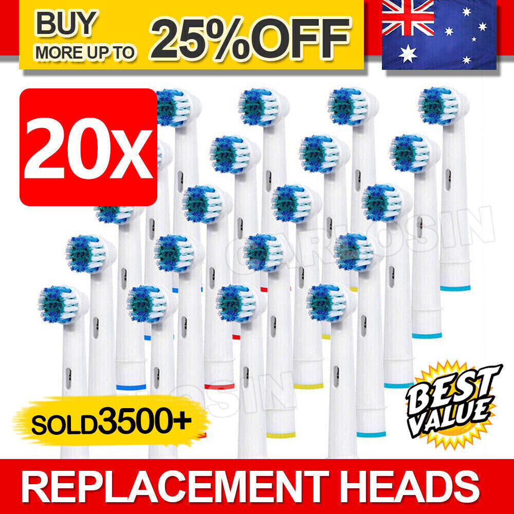 Oral-B Compatible Electric Toothbrush Replacement Heads Precision Clean