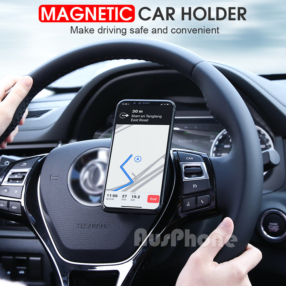 2x Dashboard Magnetic Car Phone Holder Secure Mount