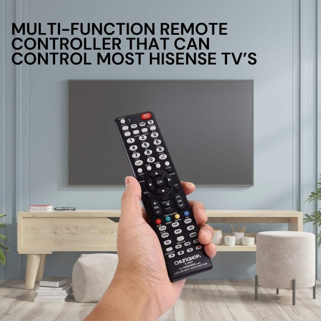 Chunghop Universal TV Remote Control Hisense LCD and HD Models
