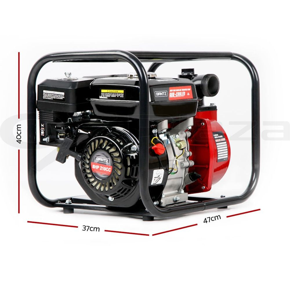 2" High Pressure Petrol Water Pump 8HP Transfer Fire Irrigation