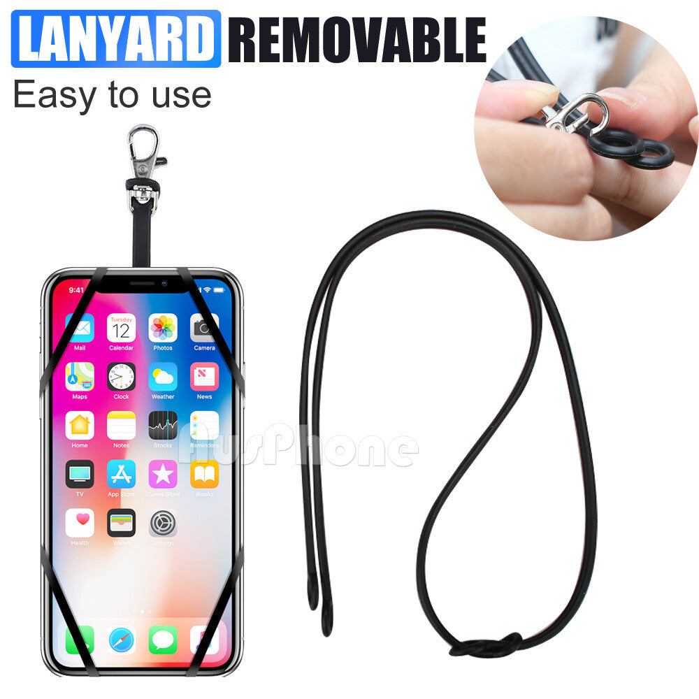 Cell Phone Lanyard Detachable Neck Strap with Case