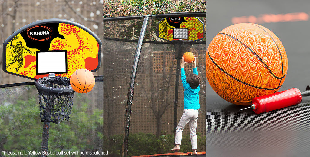 Kahuna Trampoline Basketball Hoop with Backboard Set