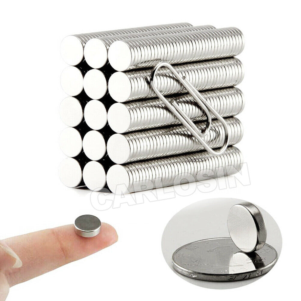 100x Neodymium Disc Magnets N35 Super Strong Round 10x2mm