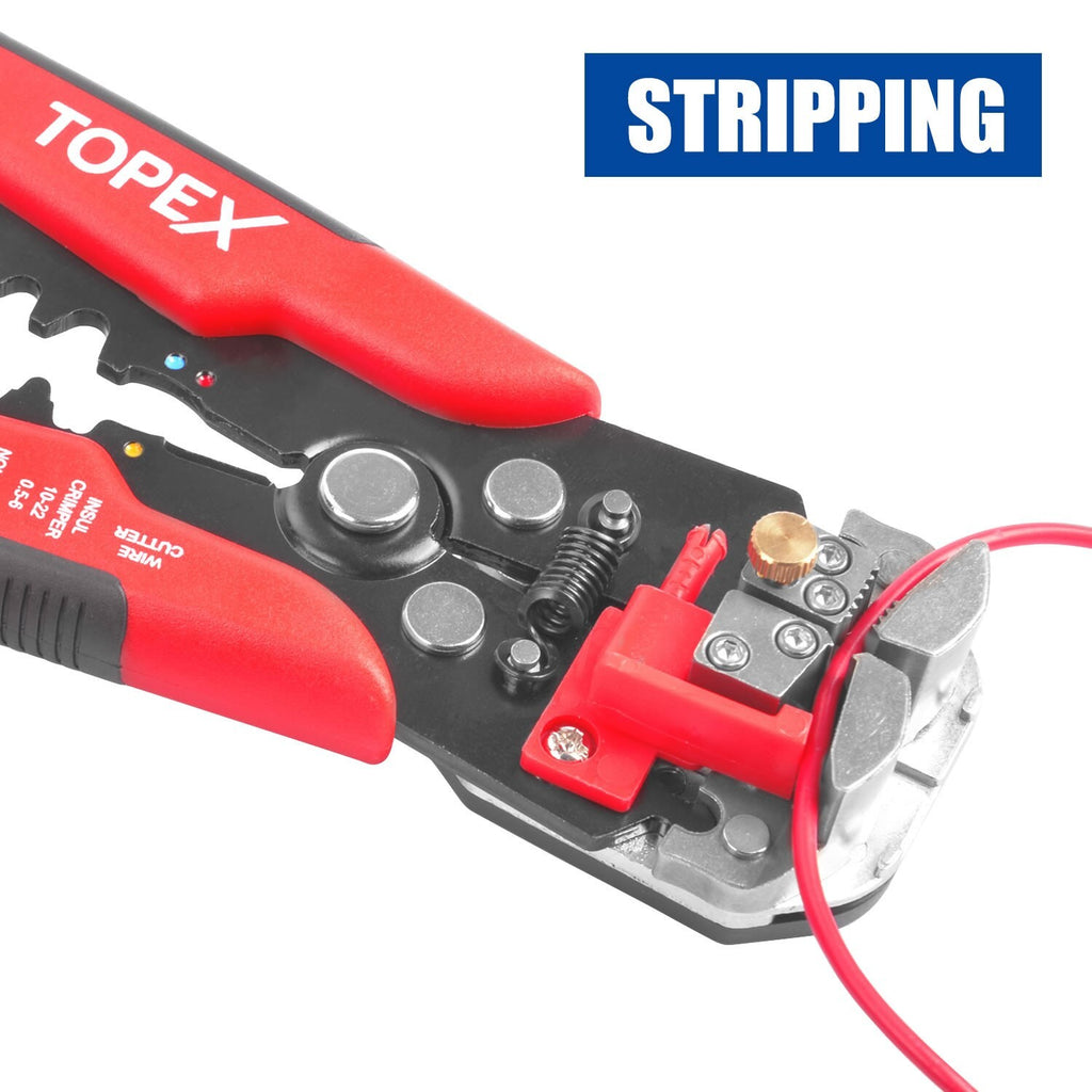 260pc Wire Stripper & Crimper Set – Self-Adjustable Pliers & Terminals