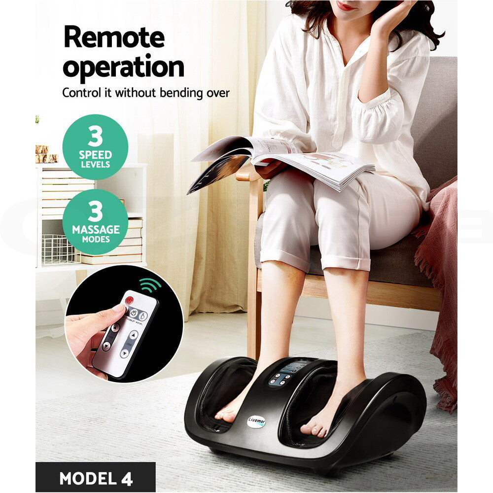 Foot Massager Ankle Calf Leg Kneading Roller Timer