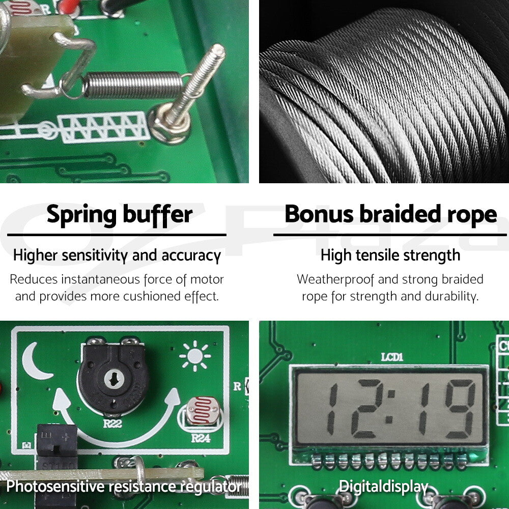 Automatic Chicken Coop Door Opener Timer Auto Light Sensor