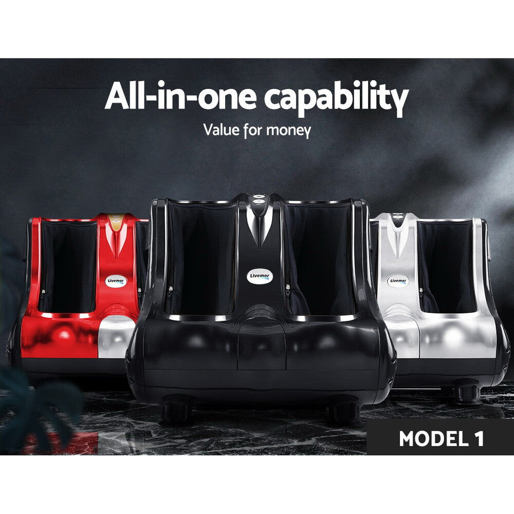 Foot Massager Ankle Calf Leg Kneading Roller Timer