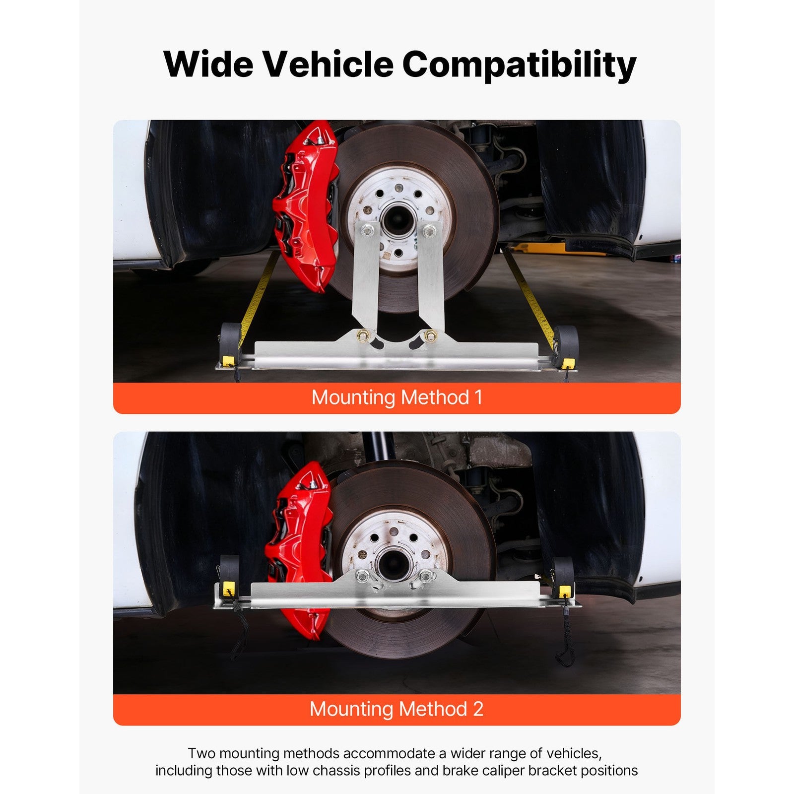 Uimoso Wheel Alignment Tool Set with Toe Plates and Dual Tape Measures