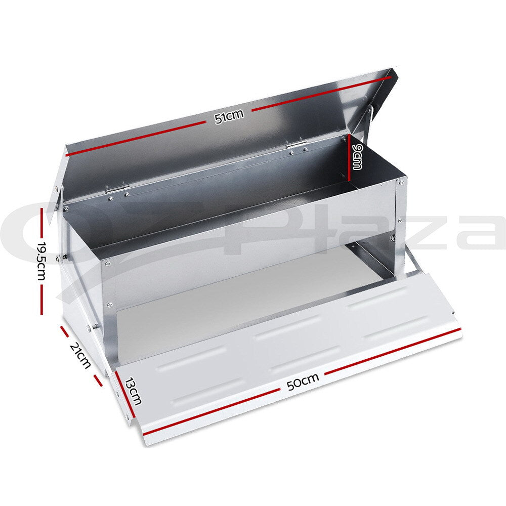 Automatic Chicken Feeder Coop Treadle Self-Opening Poultry