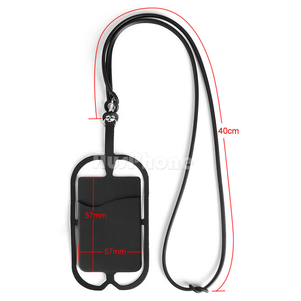 Cell Phone Lanyard Detachable Neck Strap with Case