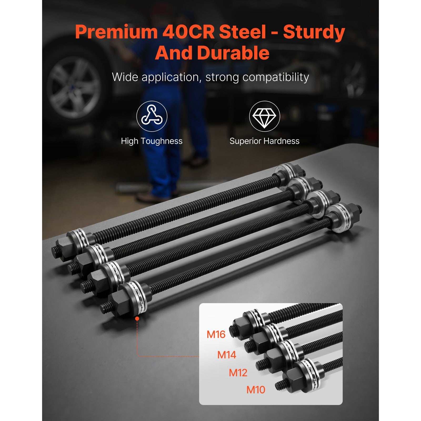 Uimoso 28PCS Pull & Press Sleeve Kit for Bush and Bearing Removal & Installation