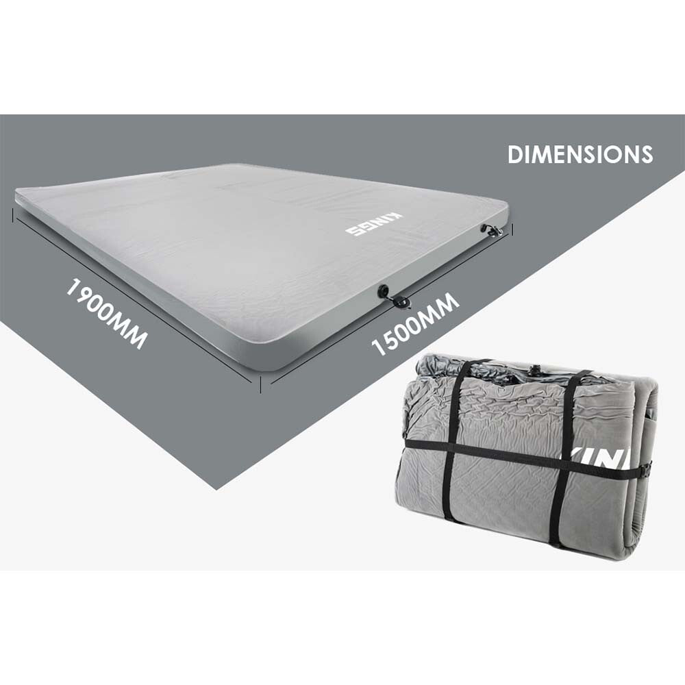 Adventure Kings Self Inflating Foam Mattress Queen Size 10cm thick Camping