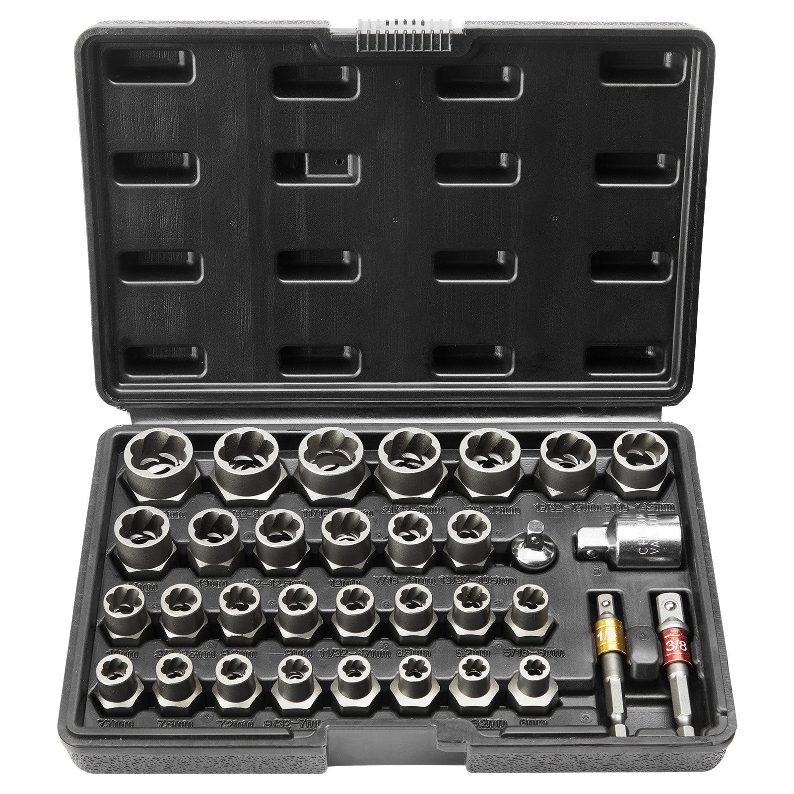 Uimoso Bolt Extractor Set 29-Piece Bolt and Nut Remover Set with Storage Case