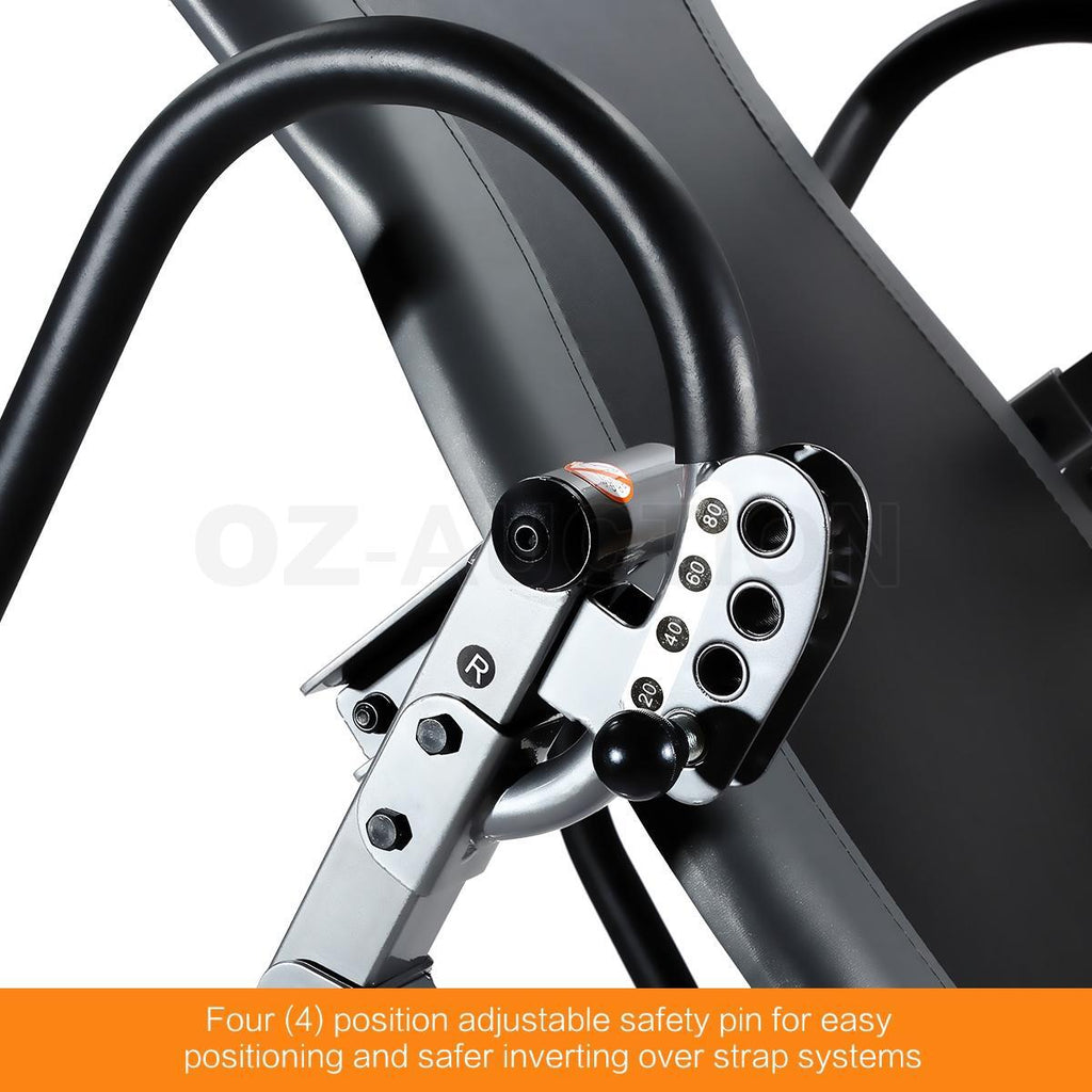 Genki Inversion Table – Adjustable, Heavy Duty Back Inverter with PVC Belt