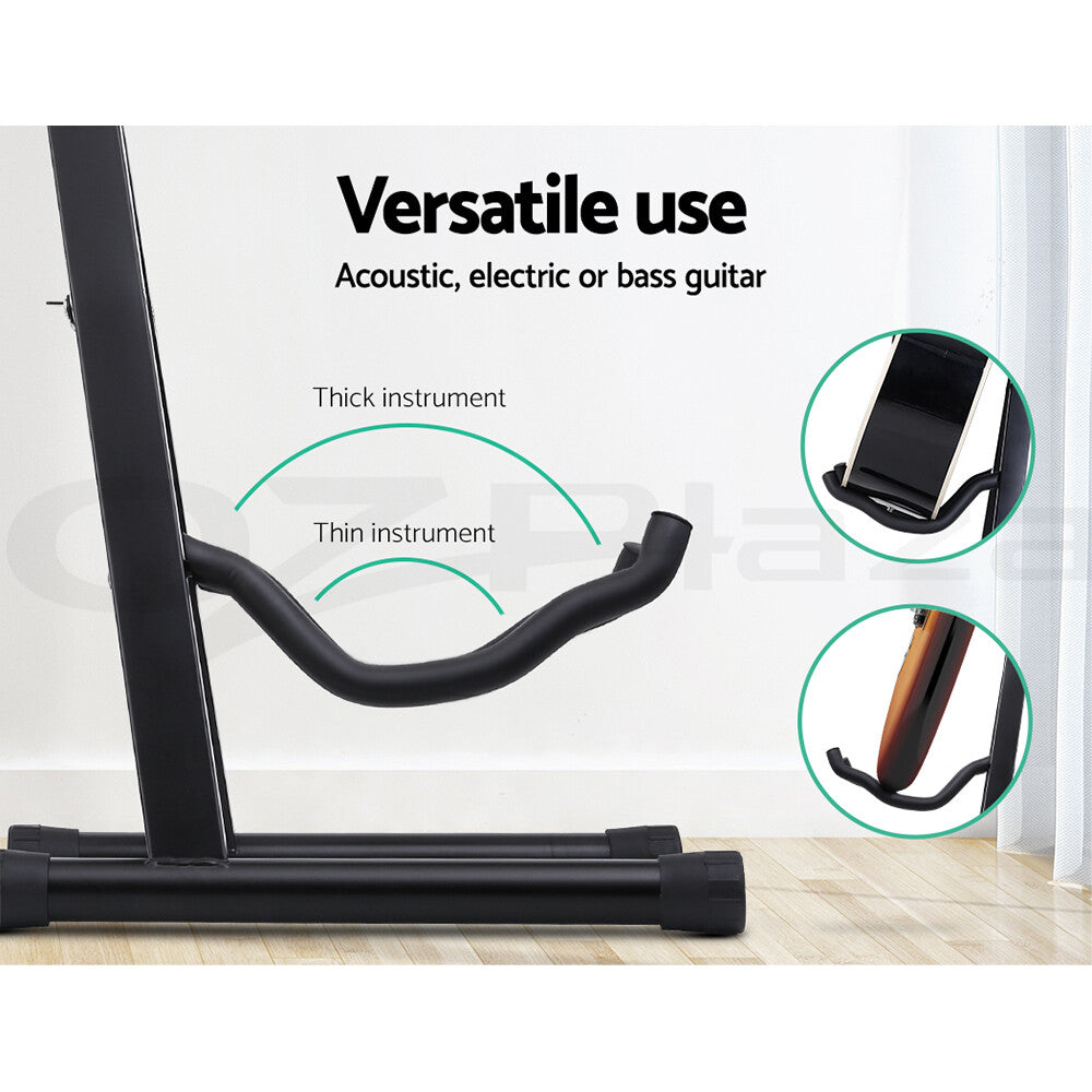 Portable Guitar Stand Folding Electric Acoustic Bass Floor Rack