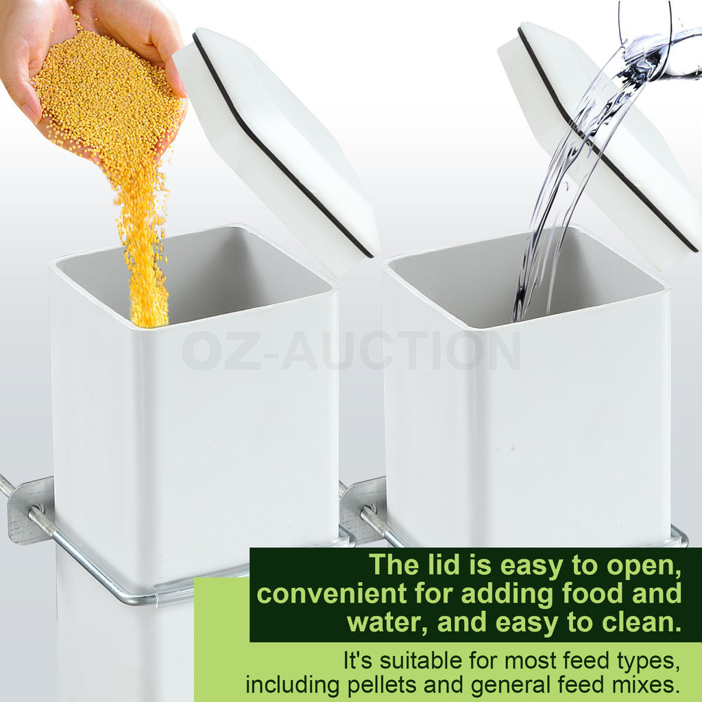 4L Automatic Chicken Water & Food Dispenser – Poultry Feeder