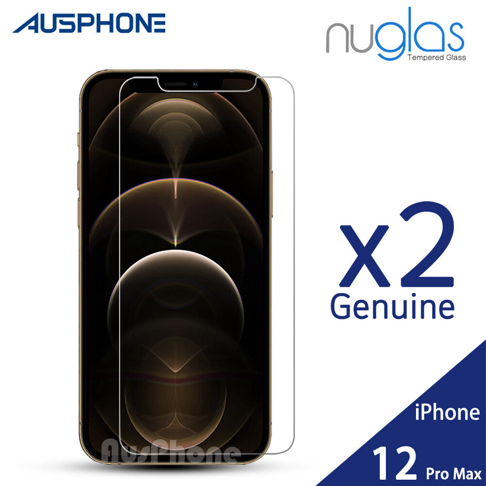 2x Tempered Glass Screen Protector for iPhone
