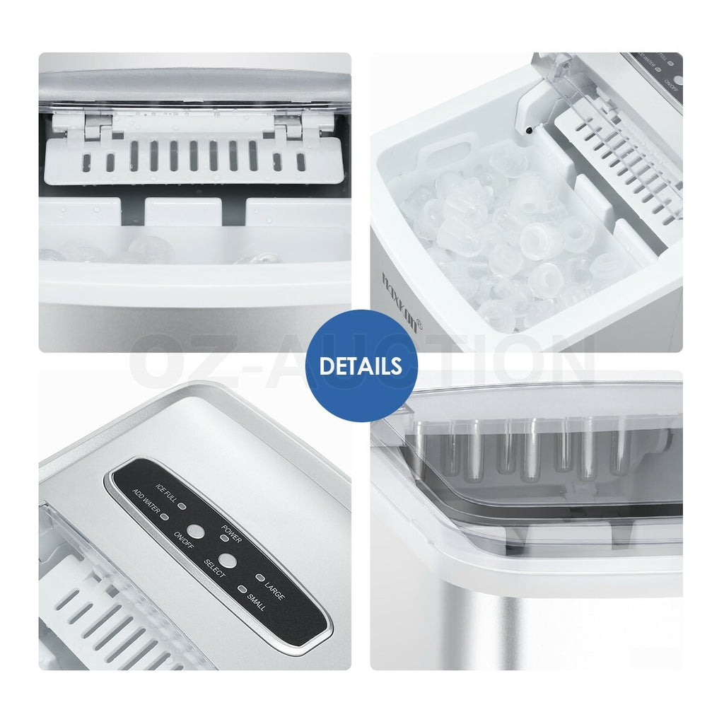 MAXKON 12KG Portable Ice Maker Machine Commercial Countertop