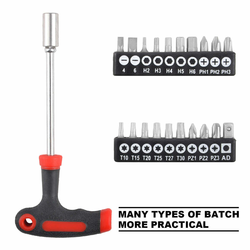 52pc Hand Tool Kit – Portable Home & Auto Repair Set with Case