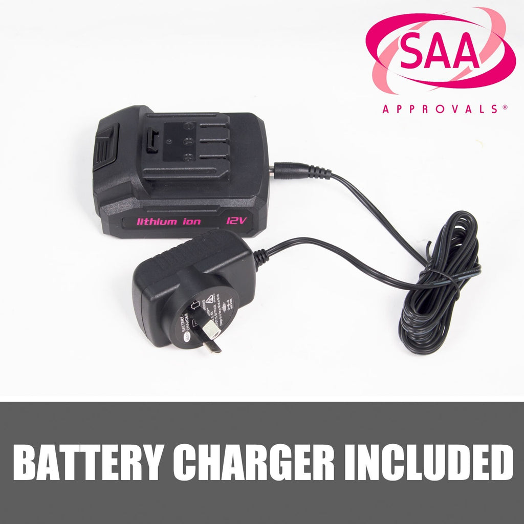 12V Cordless Drill – Pink Screwdriver Kit for Women