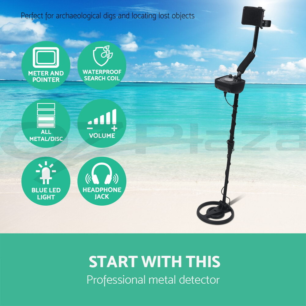 160mm Metal Detector Deep Sensitive Waterproof Gold Treasure Hunter