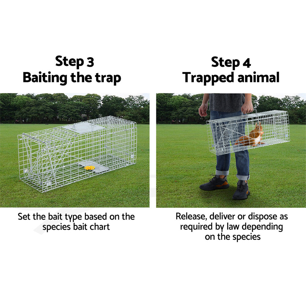 Gardeon Animal Trap Humane Possum Cage Live Animal Safe Catch Rabbit Cat Hare