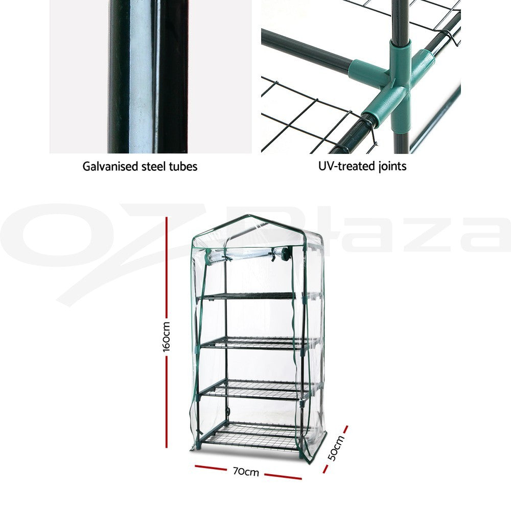 Mini Greenhouse 4 Tier Garden Bed Planter Box