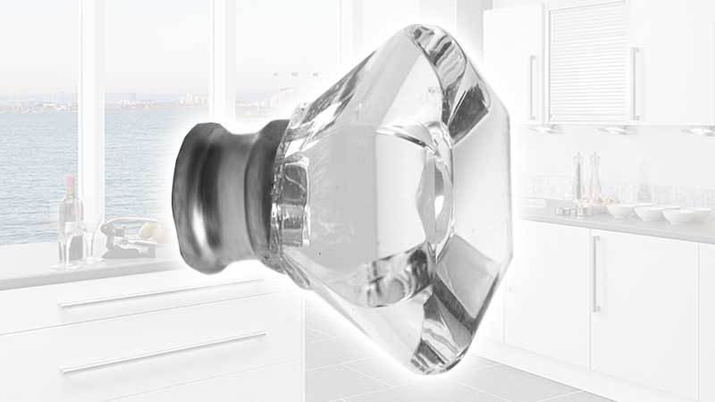 Clear Acrylic Cabinet Handle 4600CS for Kitchen and Bathroom