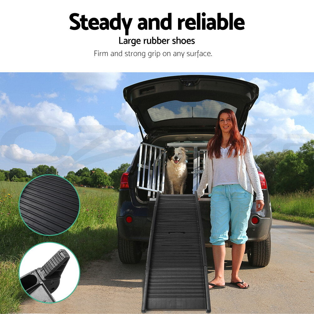 Dog Ramp Car Stairs Foldable Portable Travel SUV