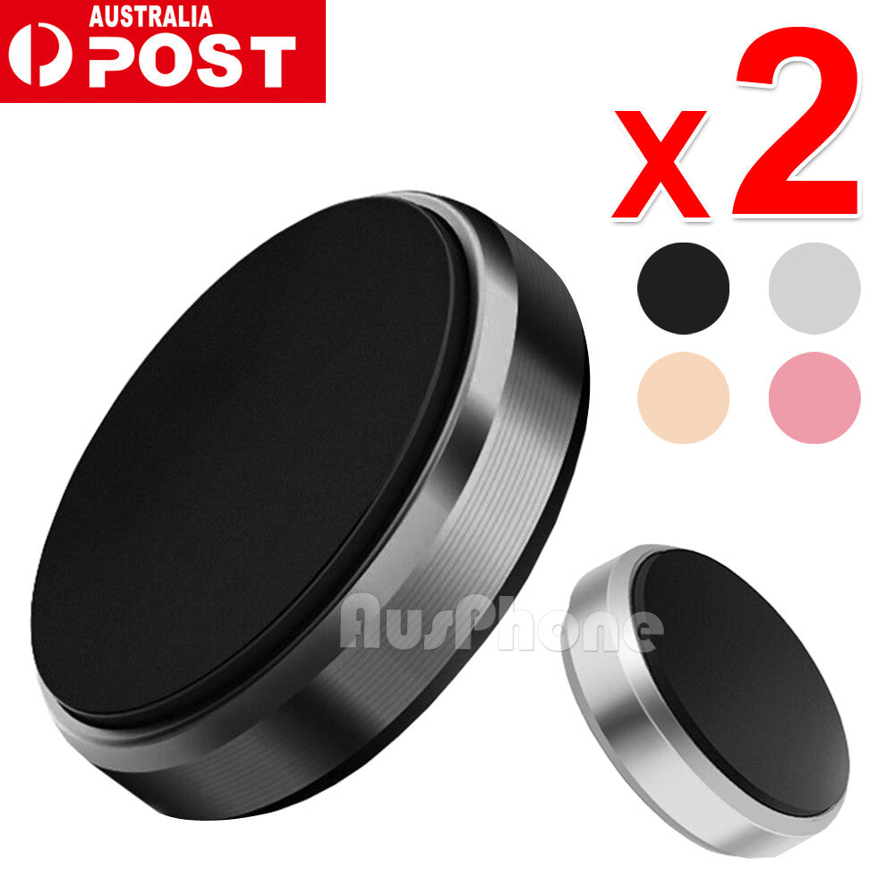 2x Dashboard Magnetic Car Phone Holder Secure Mount