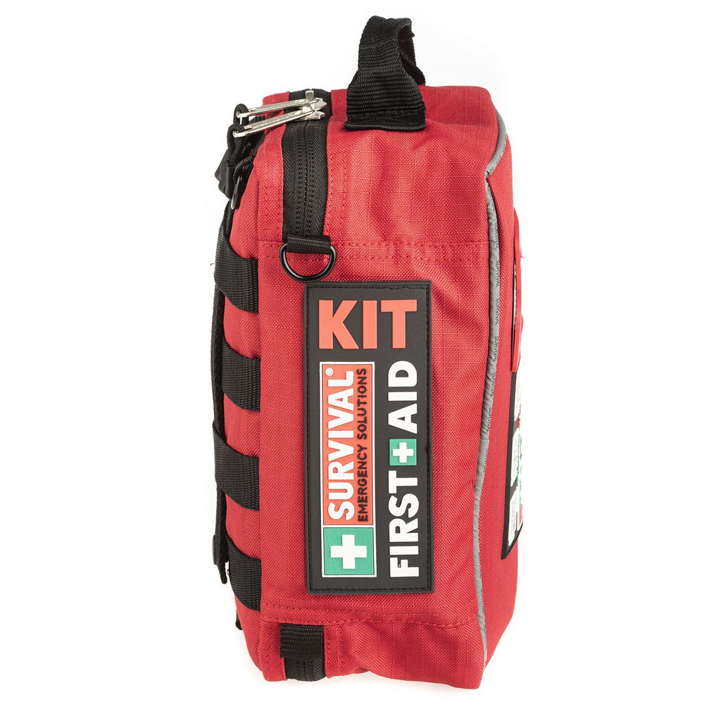 Survival First Aid Kit Workplace Compliant 140 pieces Compact Oz Design Kings