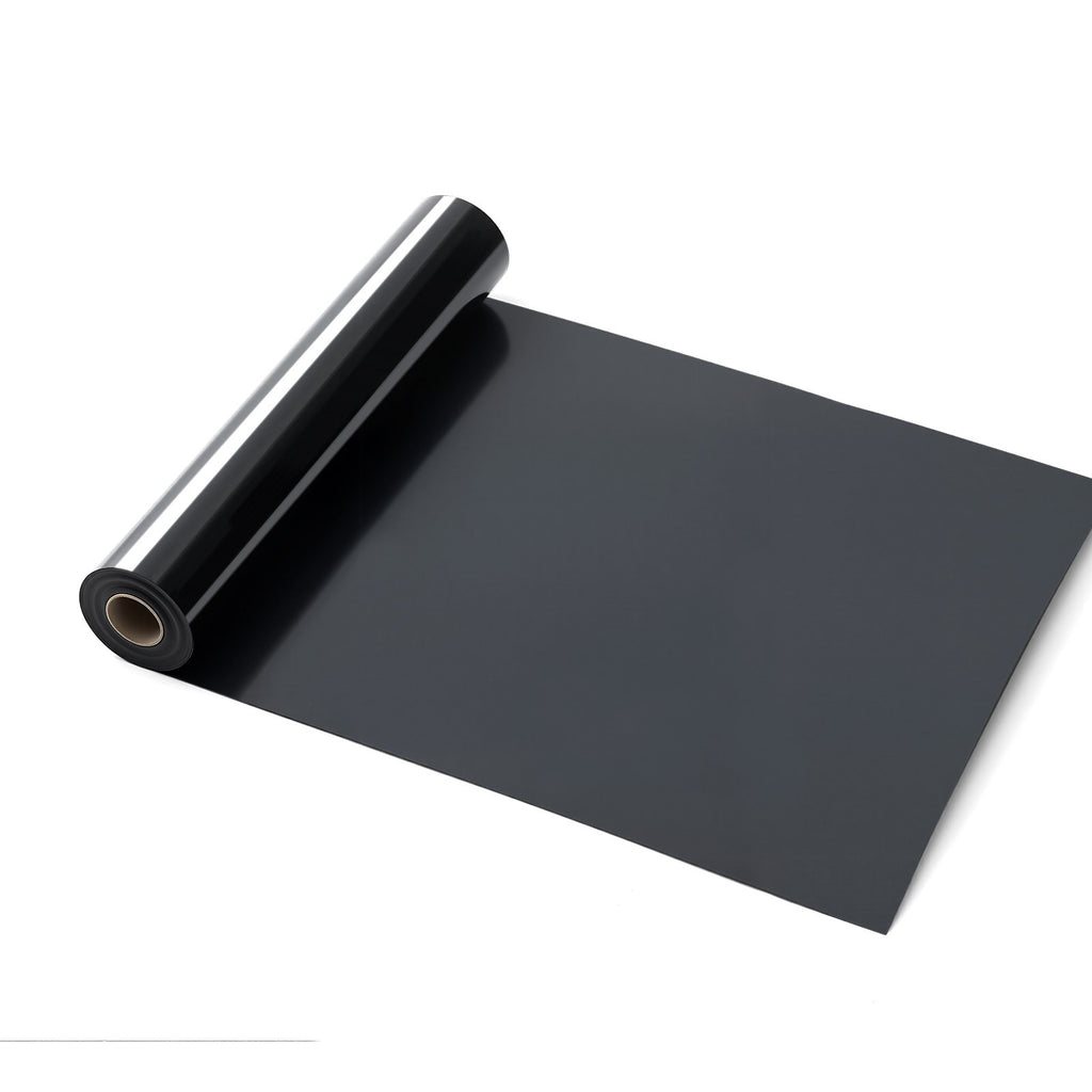 Uimoso Heat Transfer Vinyl Roll 304.8 x 7260mm Glossy Black for Iron-On Designs