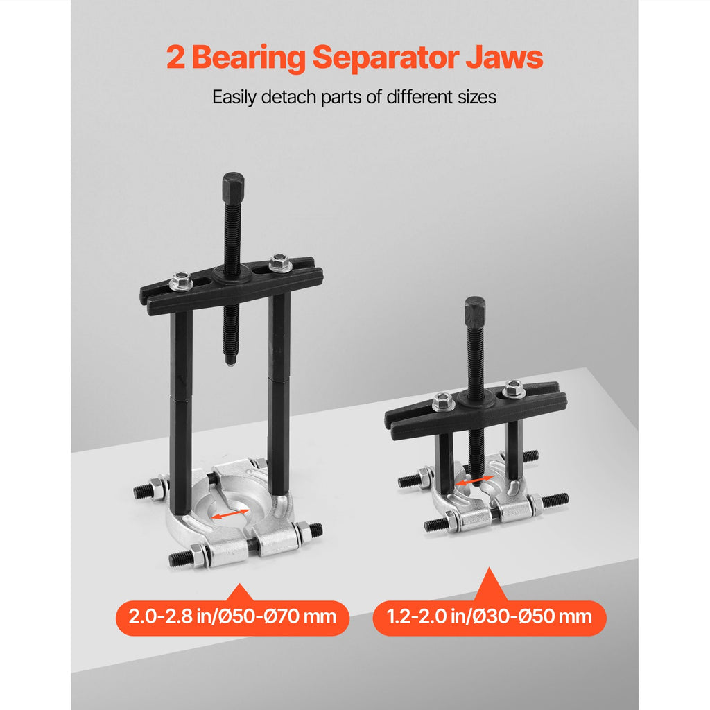 Uimoso 14 PCS Bearing Puller Set with Separator Tool and Case, 5 Ton Capacity
