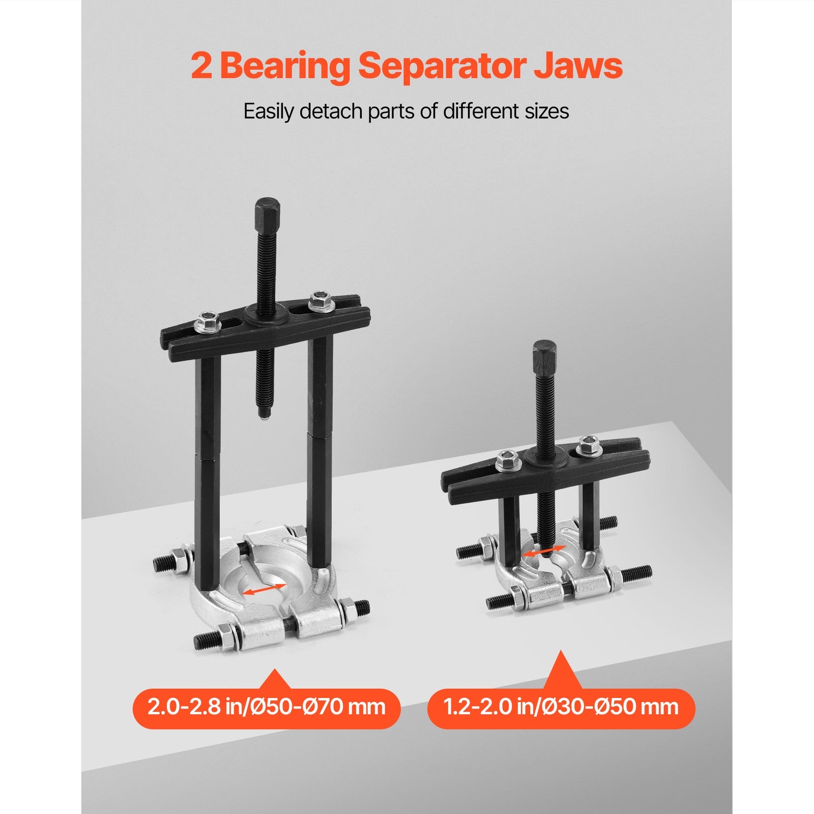 Uimoso 14 PCS Bearing Puller Set with Separator Tool and Case, 5 Ton Capacity