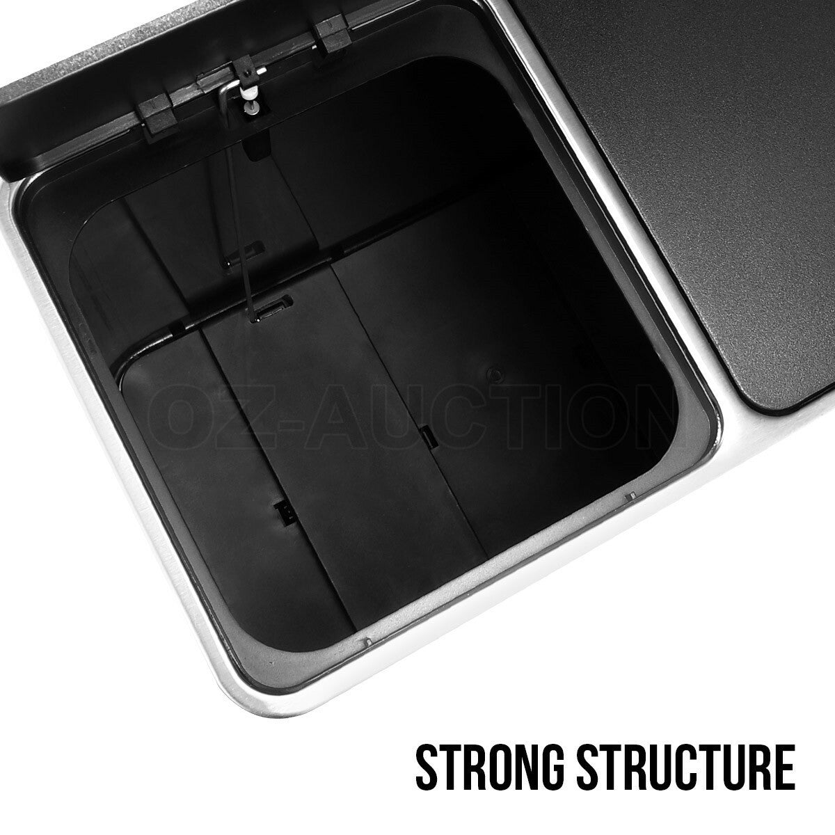 Maxkon 60L Pedal Rubbish Bin – Kitchen Waste Trash & Recycling Can