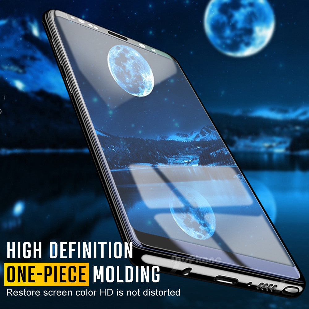 NUGLAS Full Coverage Tempered Glass Screen Protector for Samsung