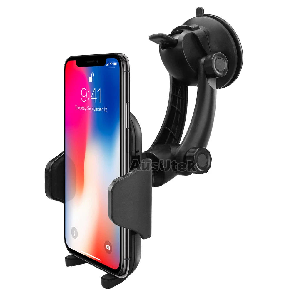 Universal 360° Windshield Car Mount Holder Cradle for GPS Mobile Smart iPhone 17