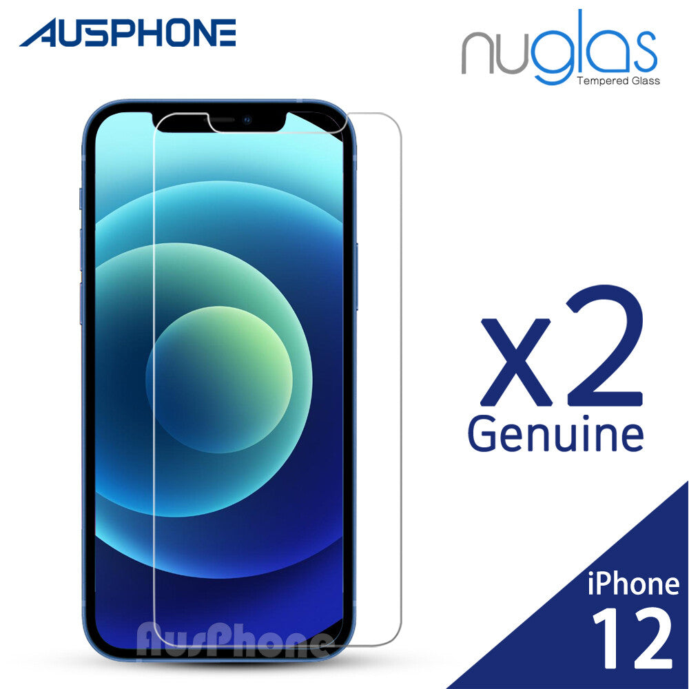 2x Tempered Glass Screen Protector for iPhone