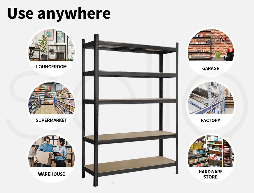 Traderight Steel Warehouse Shelving – Metal Pallet Storage 1.8x1.2m