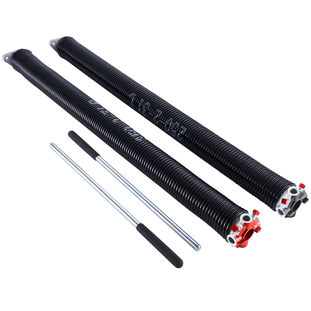 Uimoso Garage Door Torsion Springs Pair of 0.25 x 2 x 31 inch with Winding Bars