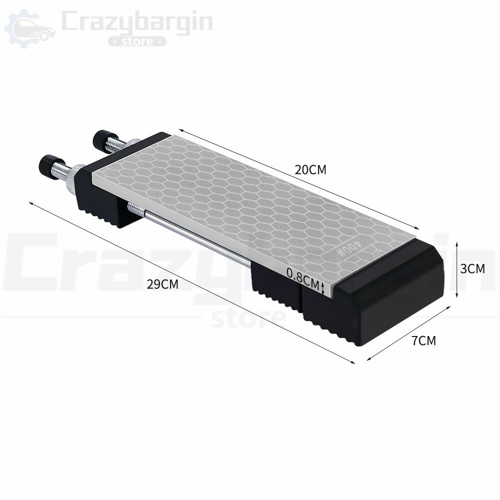 Double-Sided Diamond Sharpening Stone – Kitchen Knife Whetstone