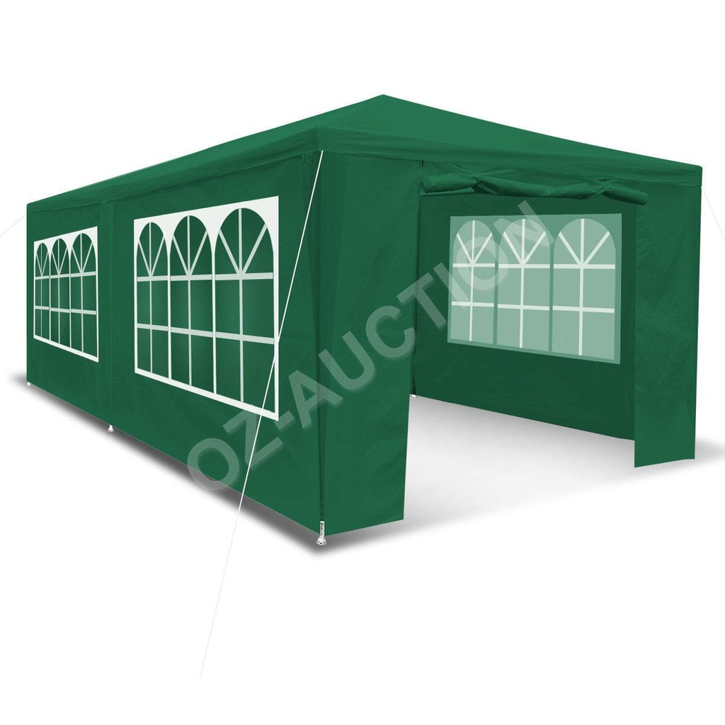 3x6m Folding Gazebo Party Tent Outdoor Wedding Waterproof Green